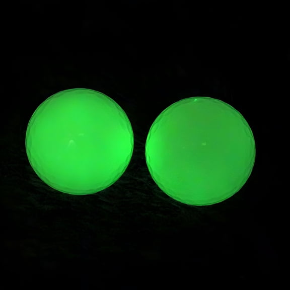 BESTSKY Glow Golf Balls 6pcs Fluorescent Ball Automatic Light-absorbing Ball Durable Night Golf Balls