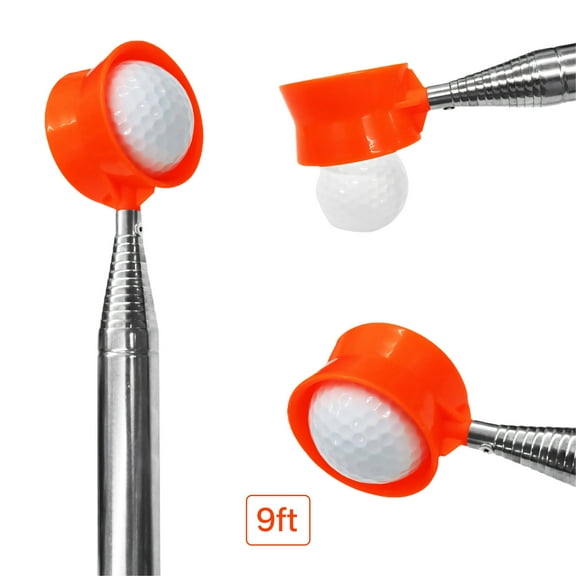 BESTSKY Golf Ball Retriever,Outstanding Golf Accessory Golf Ball Picker Upper,Lightweight Compact Golf Ball Retriever Telescopic