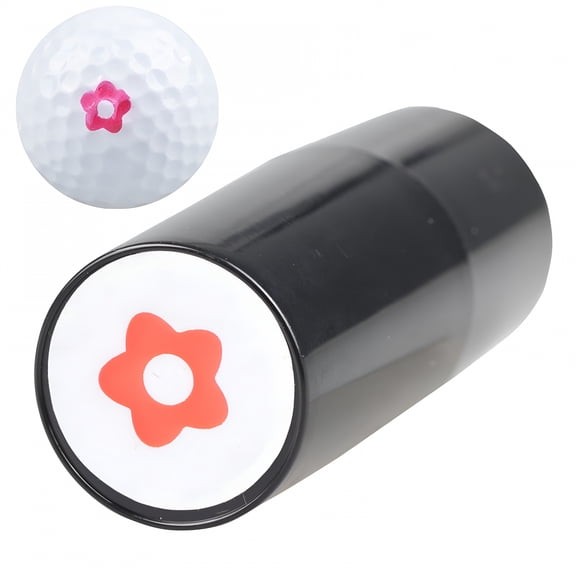 BESTSKY Golf Ball Stamp Marker Self Inking Reusable Identifier for Men Women Quick Dry Permanent Ink Golf Accessories