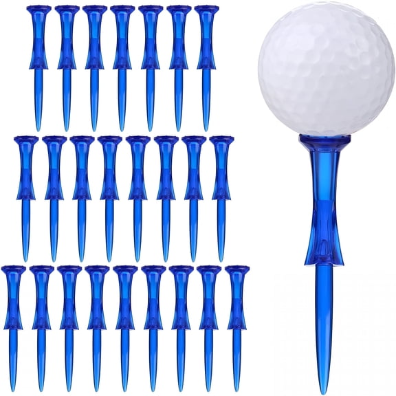 BESTSKY Golf Tees 3-1/4 50 Pcs Plastic Golf Tees Reduced Friction&Side Spin Professional Unbreakable Golf Tees Durability and Stability Golf Tee