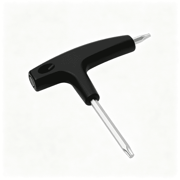 BESTSKY Golf Torque Wrench Tool, Universal Dual Head Torque Wrench, Plastic and Stainless Steel Golf Wrench Tool, Universal Weights Shaft Adapter Black Golf Club Driver Adjustment Tools