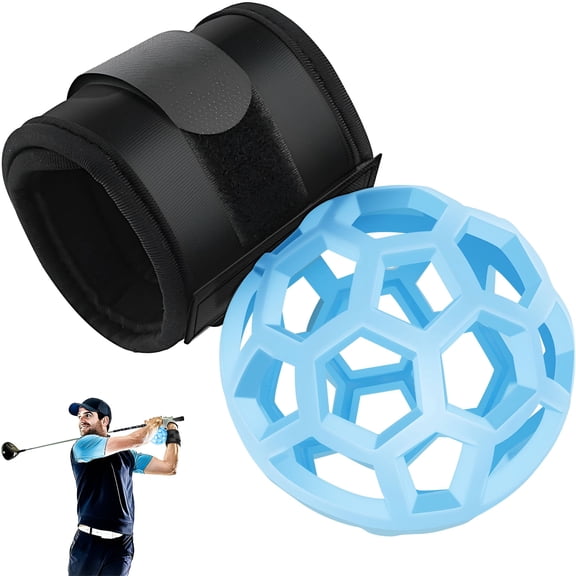 BESTSKY Golf Training Aids Ball Golf Swing Trainer with Adjustable Wrist Strap Portable Golf Swing Training Aid Ball for Beginner Posture Correction