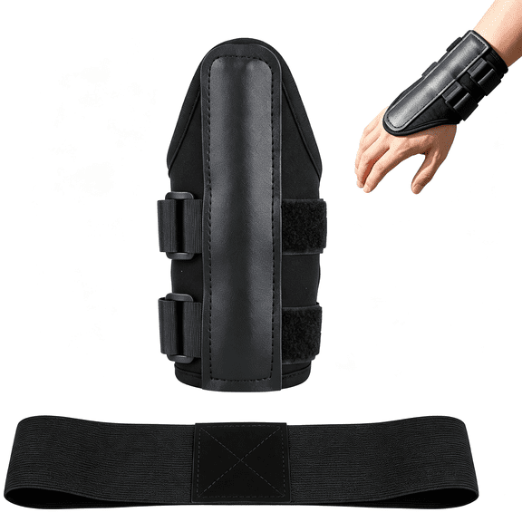 BESTSKY Golf Wrist Brace with Arm Band, Golf Swing Training Aid Kit to Correct Wrist Angle, Improve Swing Plane & Build Muscle Memory - Golf Swing Trainer for Beginners and Practice