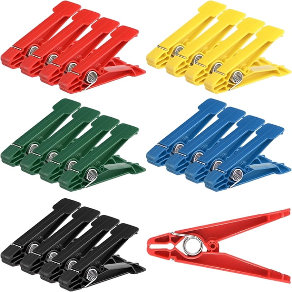 BESTSKY Graded Pinch Pin Exerciser Finger Thumb Exerciser Finger Strengthener Pinch Clips for Conditioning Grip Strength Trainer, Assorted Colors