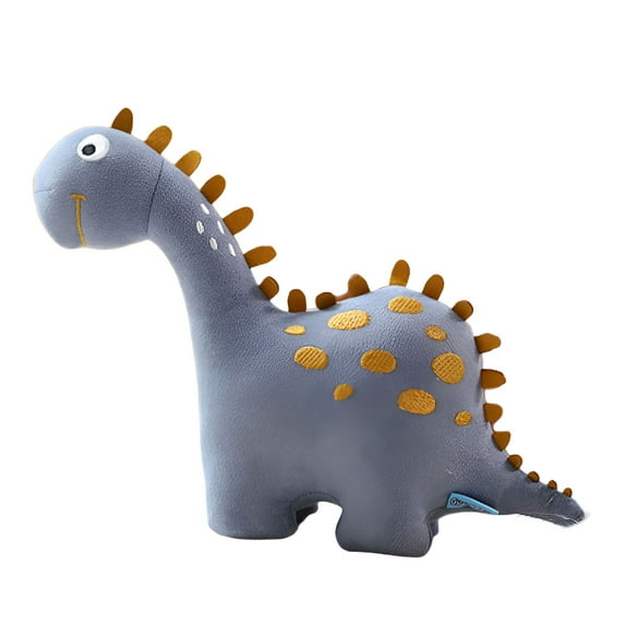 BESTSKY Gray Dinosaur Stuffed Plush Toy Huggable Soft Cute Dino Doll