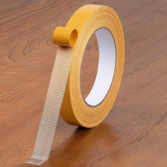 BESTSKY Grid Double-Sided Tape,Heavy Duty Waterproof Mesh Magic Tape Tear-Resistant Hight Adhesion Removable No Residue for Curtains,Carpets,Crafts and Home Repairs(10 Meters-2Pc,10 Mm)
