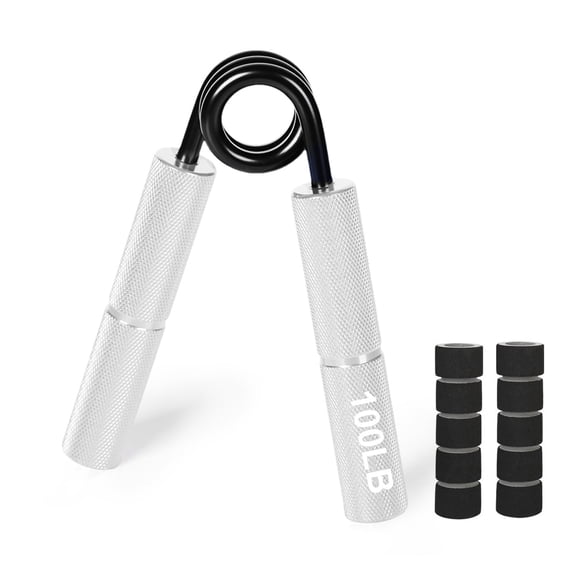 BESTSKY Grip Strength Trainer Ergonomic Design Non-slip 200LB Resistance Muscle Recovery Compact Size Heavy-Duty Hand Gripper Finger Forearm Trainer for Men