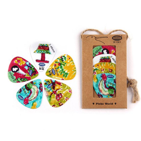 BESTSKY Guitar Picks,Comfortable Performance Guitar Accessories,Stable Grip Shredding Sound Guitar Pick,Multicolor1