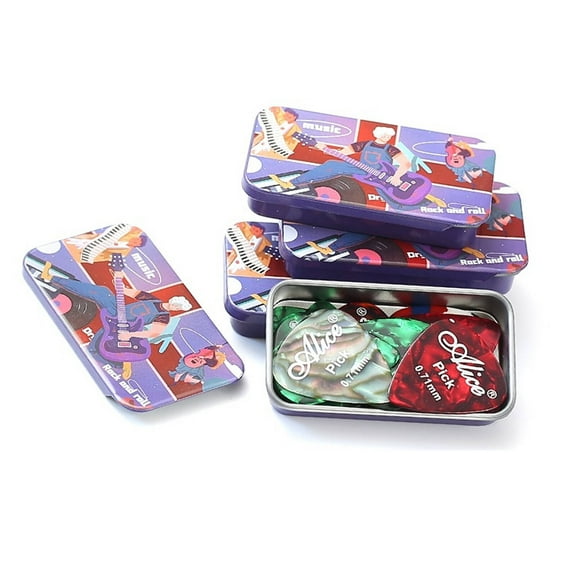 BESTSKY Guitar Picks,Responsive Guitar Accessories for Quick Play,Enhanced Grip Guitar Pick for Smooth Action,Multicolor2