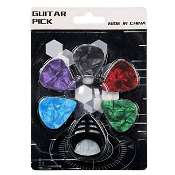 BESTSKY Guitar Picks,Shredding Specific Design Guitar Accessories,Comfortable Grip Abs Material Guitar Pick,Multicolor4
