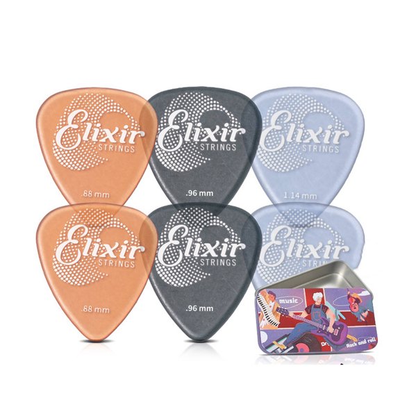 BESTSKY Guitar Picks,Stable Grip Guitar Accessories,Comfortable Pick Abs Design Guitar Pick,Multicolor3