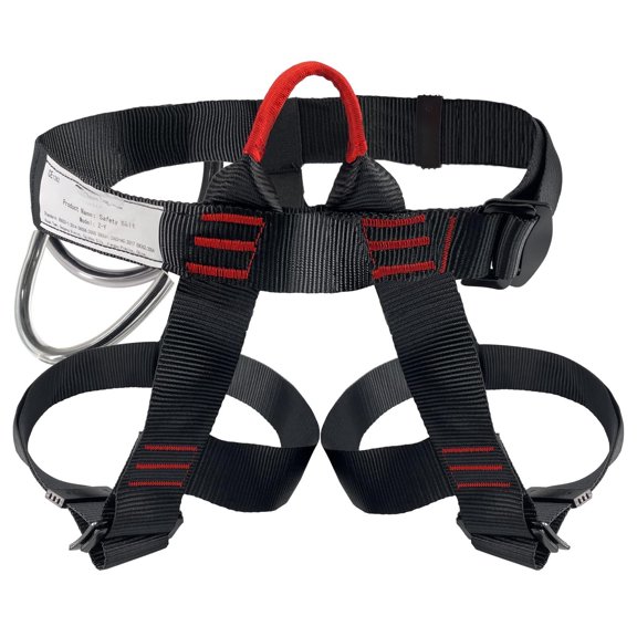 BESTSKY Half Body Climbing Harness Black for Mountaineering Rappelling Fire Rescue