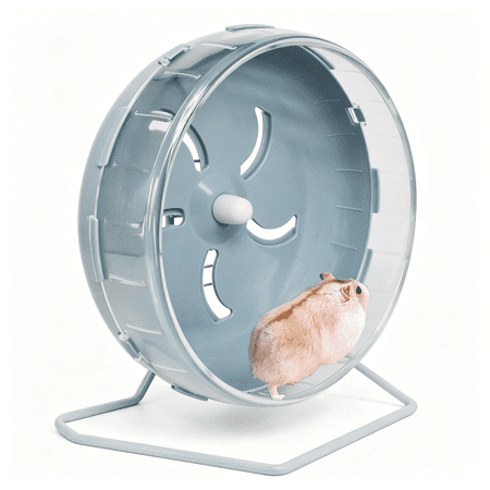 BESTSKY Hamster Wheel,8.5 Inch Silent Hamster Exercise Running Wheel with Stand,Pet Small Animals Exercise Running Toys,Adjustable Quiet Spinner for Guinea Pigs,Sugar Gliders,Gerbils