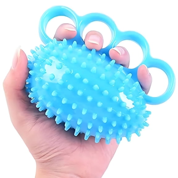 BESTSKY Hand Grip Exerciser Strengthener, Four Finger Exerciser Ball and Hand Exercisers for Strength, Squeeze Ball and Stress Balls for Adults, Therapy Ball for Hand Cramps and Recovery