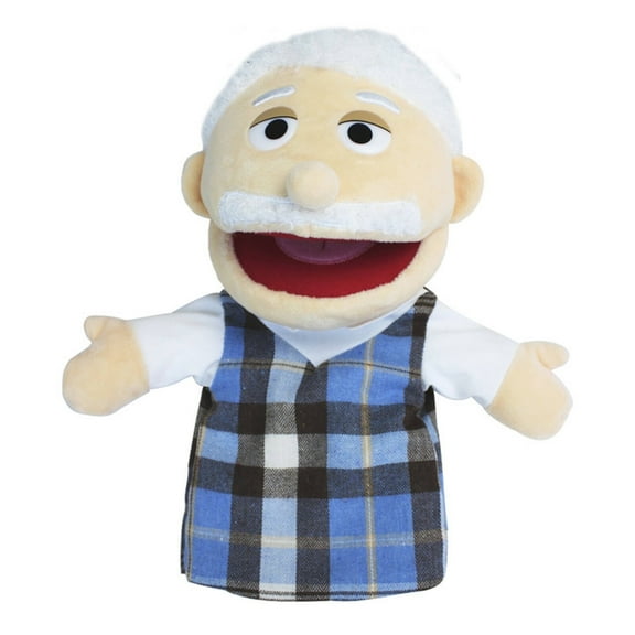 BESTSKY Hand Puppets,30-33cm Family Hand Puppets,Soft Interior Doll Role Playing Toys Puppets,Grandfather