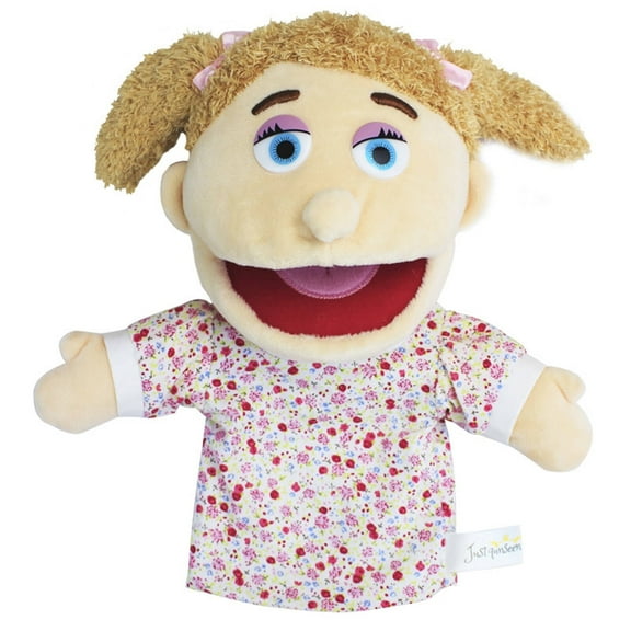 BESTSKY 11 Inch Family Hand Puppets Mouth Opening Role Play Storytelling Preschool Teaching Toys