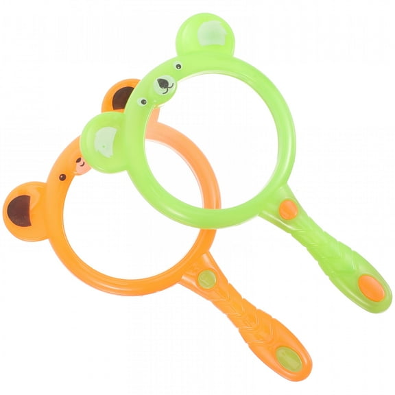 BESTSKY 2Pcs Kids Magnifying Glass Science Toy Toddler Explore Magnifier