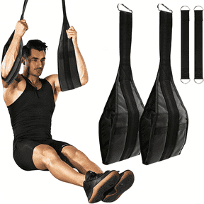 BESTSKY Hanging Ab Straps For Pull Up Bar, Padded Arm Support Slings For Knee And Leg Raises, Core Workout Equipment