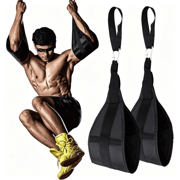 BESTSKY Hanging Ab Straps for Pull Up Bar: Gym Ab Sling Straps for Arm Pull Up Workout Support for Training Knee and Leg Raises,Gym Ab Sling Straps Ab Straps
