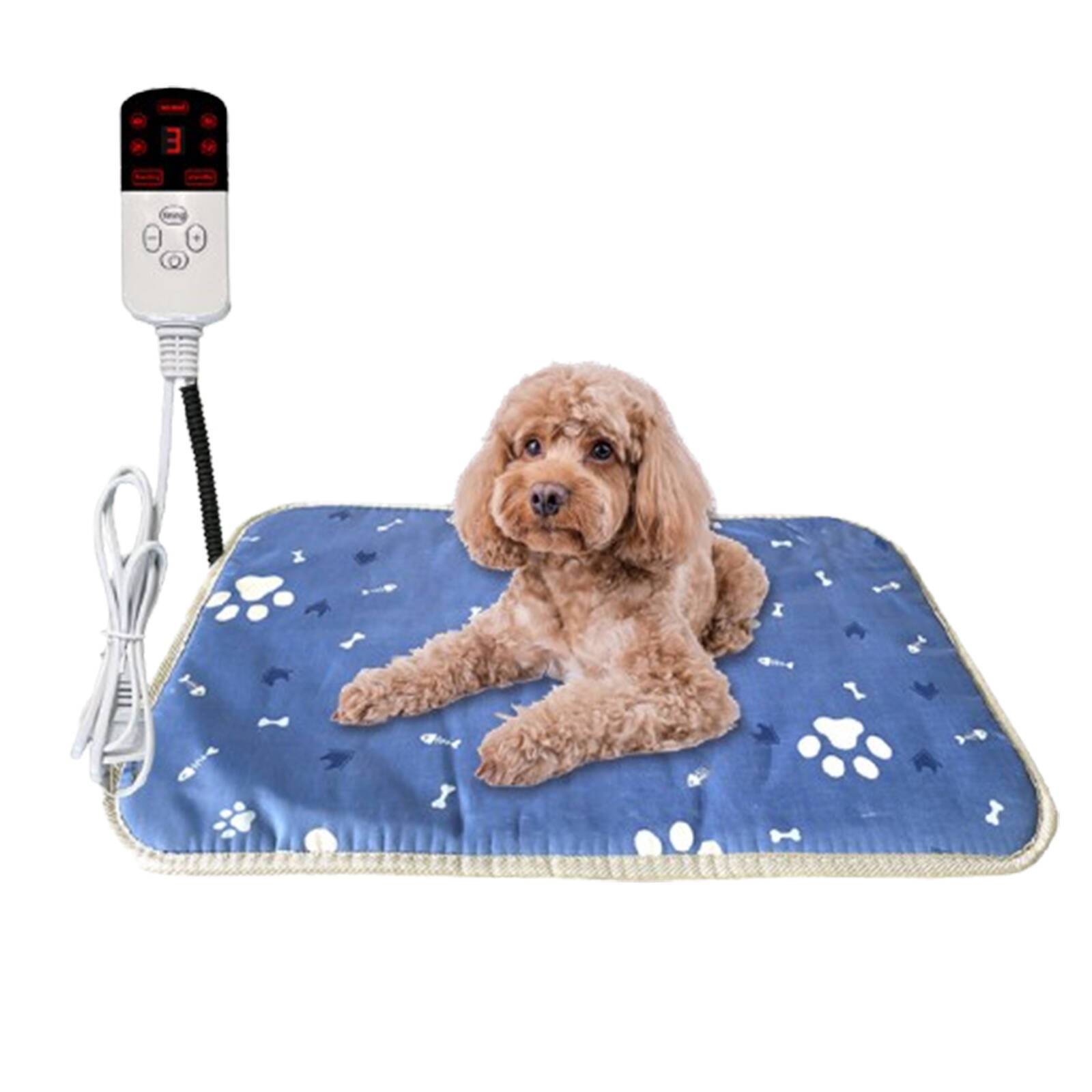 BESTSKY Heating Pad,110V Voltage Design Squishmallow Heating Pad,Waterproof Design Digital Temperature Control Reptile Heat Pad,L