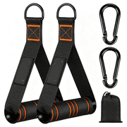 BESTSKY Heavy Duty Exercise Handles,Gym Cable Handles for Cable Machine Attachments,D Handle Cable Attachments,Handles for Resistance Bands,Workout Accessories,Fitness Equipment for Home Gym
