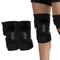 BESTSKY Hinged Knee Brace,Double-Sided Aluminum Alloy Bracket Knee Brace,Perforated Neoprene Hinged Knee Brace for Women,M