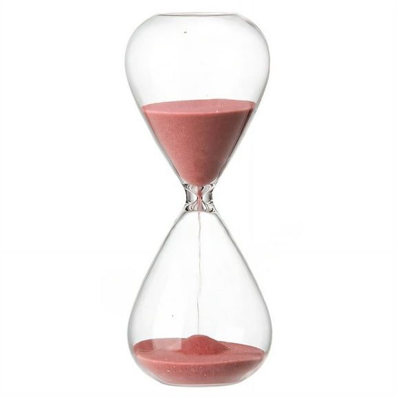 BESTSKY Hourglass,High Transparency Glass Sand Timer,Durable and Beautiful Hourglass With Sand,Red