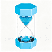 BESTSKY Hourglass Sand Timer 15 Minute, Unbreakabl Sand Clock 15 Min, Reloj De Arena 15 Minutos, Colorful Hour Glass Sandglass for Classroom Game Kitchen Blue