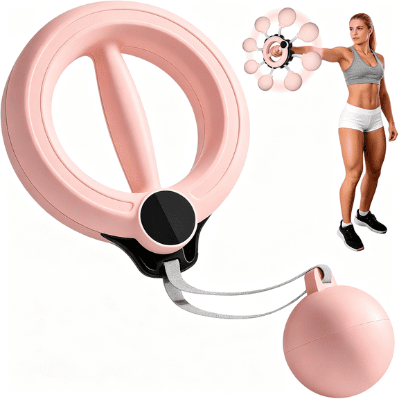 BESTSKY Infinity Hoop for Arm Trainer 360 Hand-Crank Forearm Trainer Arm Workout Equipment for Women Men Shoulder Exercise Equipment Chest Trainer Arm Muscle Upperbody Training Fitness Equipment