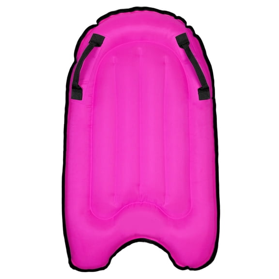 BESTSKY Inflatable Board Soft Surfboards with Handle Portable Wave Body Boards for Surfing,Swimming,Safe Pink