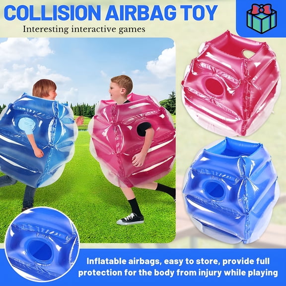 BESTSKY Inflatable Pvc Bumper Ball,Outdoor Body Bubble Zorb Ball for Collision Games,Party Sports,Carnival Events,Team Building,Beach Park Activity