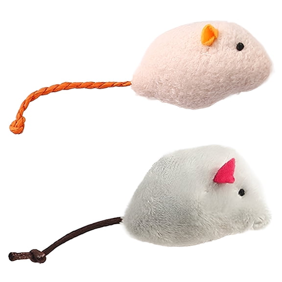 BESTSKY Cat Mouse Toy With Feathered Play Automatic Cat Toy, Keep Cats Active And Engaged Interactive Cat Toys, Style2