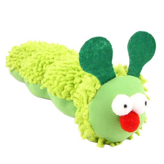 BESTSKY Interactive Cat Toy,Plush Material Kitten Toys,Soft Comfortable Interactive Cat Toys,Green