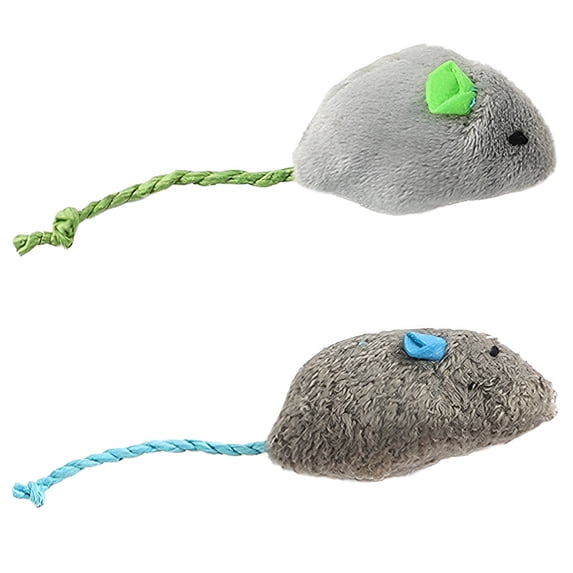 BESTSKY Interactive Cat Toy,Plush and Soft Cat Toys Interactive,Perfect Cat'S Biting and Licking Cat Mouse Toy,Style2