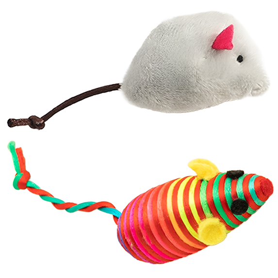 BESTSKY Interactive Cat Toy,Realistic Mouse Design Cat Toys Interactive,Trigger Cat'S Natural Instincts Automatic Cat Toy,Style1