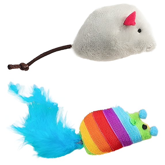 BESTSKY Interactive Cat Toy,Soft Plush Filling Interactive Cat Toys,Comfortable Play Cats Cat Toys Interactive,Style2