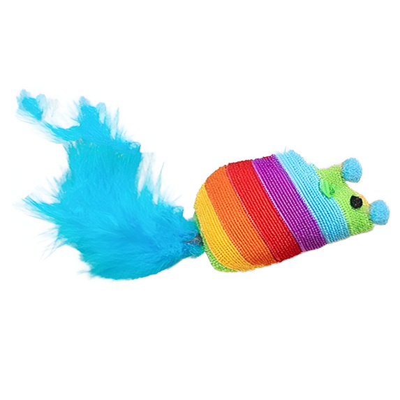 BESTSKY Interactive Cat Toy,Soft Toy Filling Automatic Cat Toy,Perfect Extended Play Sessions Cat Mouse Toy,Style2