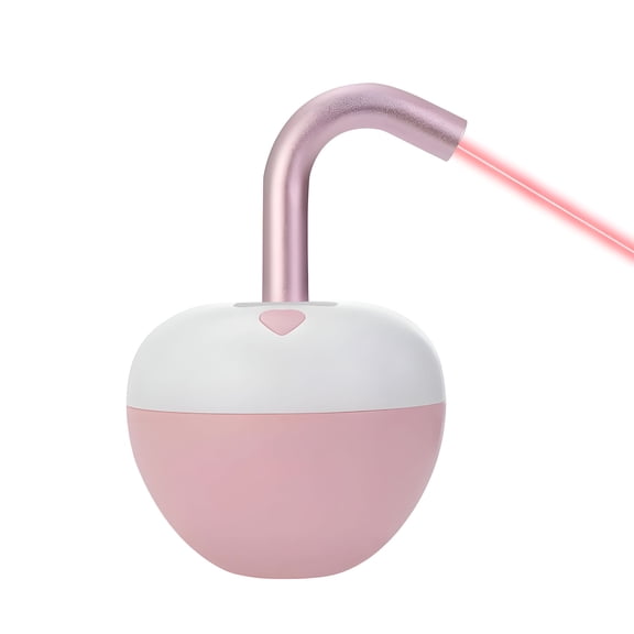BESTSKY Interactive Cat Toy with Unique Roly-Poly Design,Usb-Rechargeable Lazer Pointer for Cat for Fun Indoor Play,Cat Gifts for Cat Parents,Pink