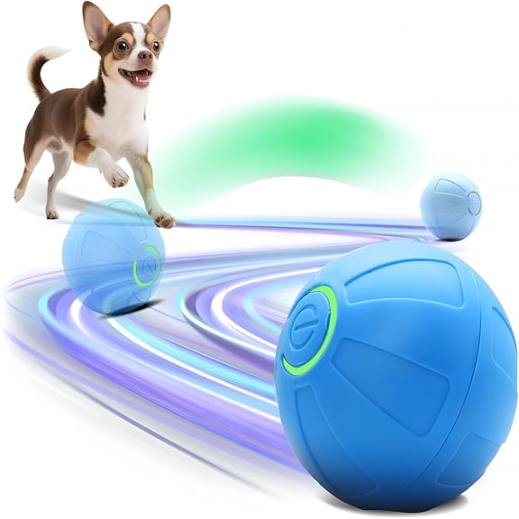BESTSKY Interactive Small Dog Toy Ball, 2 Inch Smart Jumping Ball for Puppy/Small Dogs, Activated Automatic Bouncing Moving Vibrating, Dog Toy for Small Dogs to Keep Them Busy