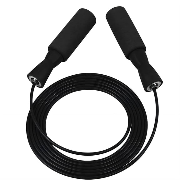 BESTSKY Jump Rope,Durable,Tough Kids Jump Rope,Non-Slip,Comfy Speed Rope,Black, for daily workout, school gym, fitness training, cardio exercise, outdoor play