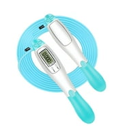 Indoor Speed Jump Rope with Small PVC Handles for Cardio Fitness, Teens ...