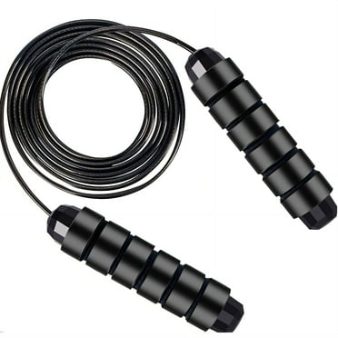 SPRI 6 ft Jump Rope - Ropes with Black Handle - Comfortable - Walmart.com