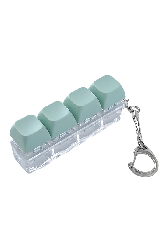 Keyboard Clicker Fidget Clicker Fidget Toy Fidget Keychain Mini Fidget Toys Blue