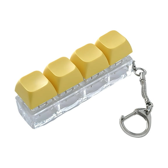 CYFW Keyboard Clicker Fidget Stress Relief Toy,Clicker Fidget Toy Fidget Keychain Mini Fidget Toys