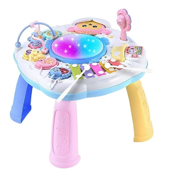BESTSKY Kid Learning Table Infants Baby Learning Table Early Education Toy For Kids