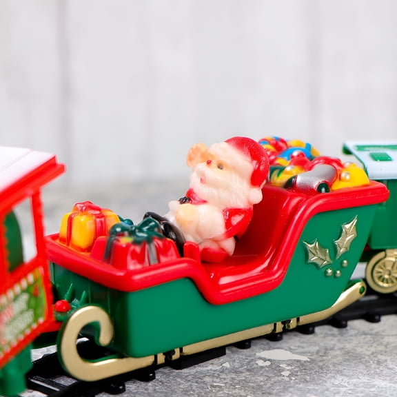 BESTSKY Kids Electric Train Toy Christmas Trains for Tree Music Toys the Child Train for Tree