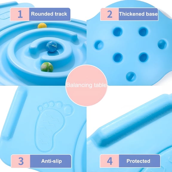 BESTSKY Kids Sensory Balance Board Toy - Scientific Design, Strong Load-bea, Wear-resistant, Non-Skid Matte Sur, Activity Toy, Rocker, Home