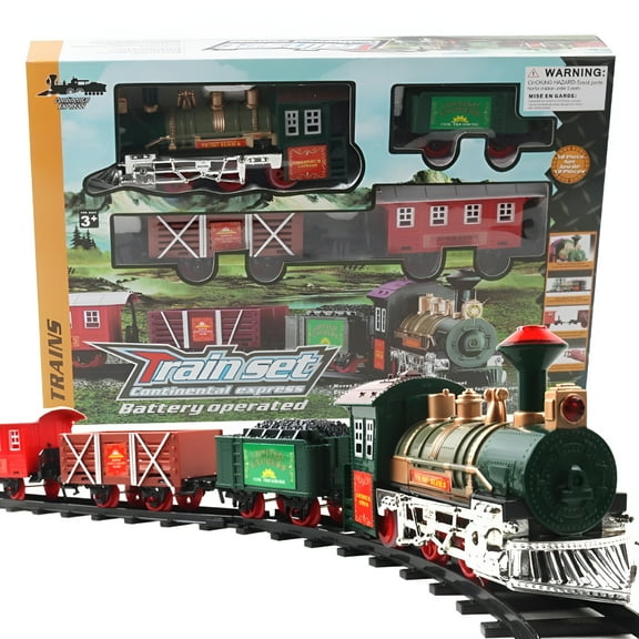 BESTSKY Kids Toys Train Electric Toy Cars Trains Train Sets for Boys Toy Cars for 2-10 Year Train Set Old Boys Train Cars for Kids 4-8 Race Track for Boys Age 4-7 Train Track