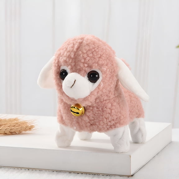BESTSKY Kids Toys Walking Lamb Stuffed Animal Talking Wagging,Fun Interactive Toys,Educational Plush Toy Electric Interactive Animated Plushies for Birthday Girls Boys Age 3-6 Year Old
