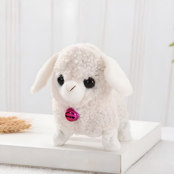 BESTSKY Kids Toys Walking Lamb Stuffed Animal Talking Wagging,Fun Interactive Toys,Educational Plush Toy Electric Interactive Animated Plushies for Birthday Girls Boys Age 3-6 Year Old